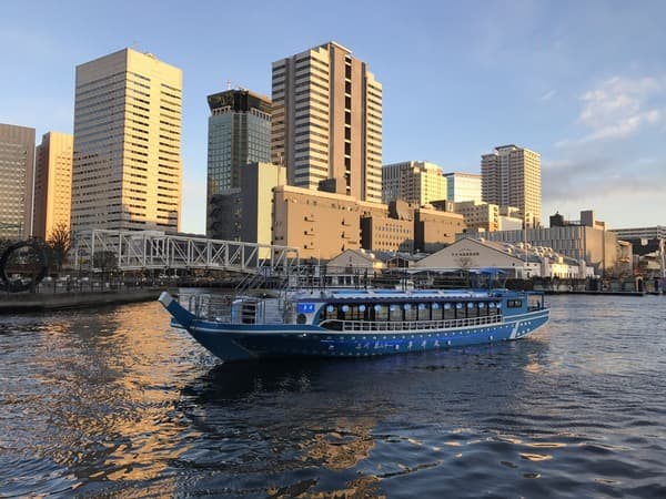 レインボーブリッジ＆東京湾夜景-屋形船観覧クルーズ