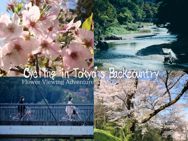 春爛漫！東京の里山と渓谷を巡る電動自転車でサイクリングツアー